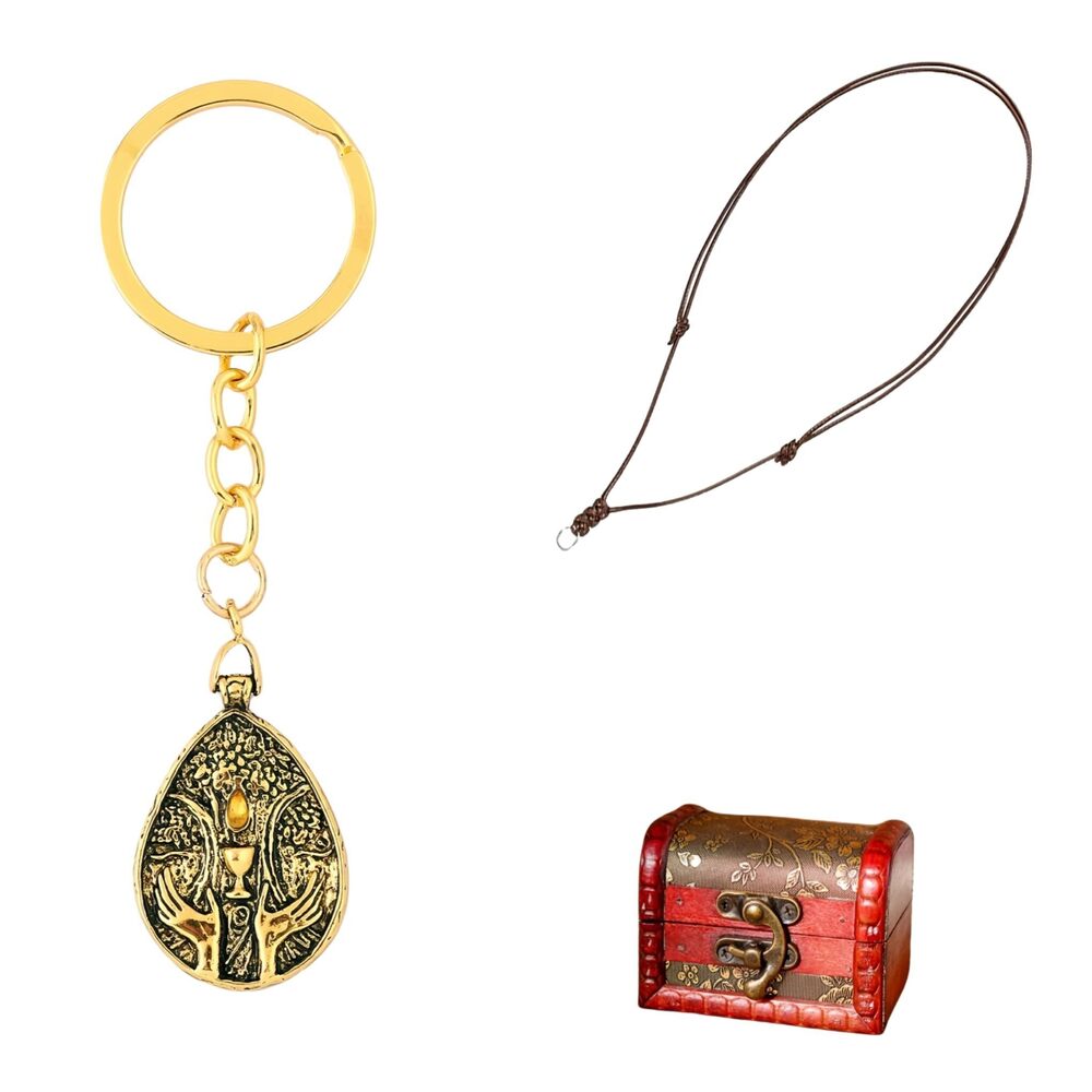 4373 Blessed Dew Talisman keychain Inspiration for game er Metal cosplay